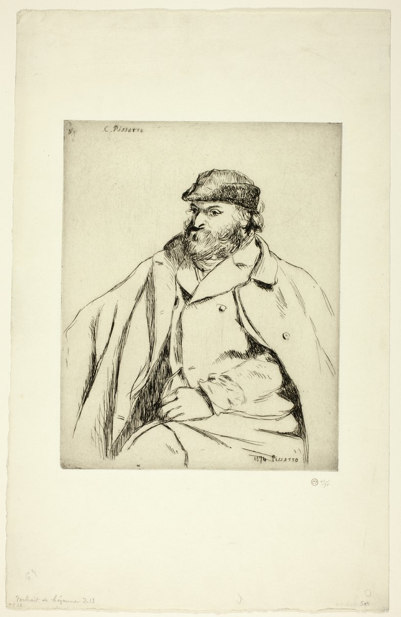 Paul Cézanne af Camille Pissarro