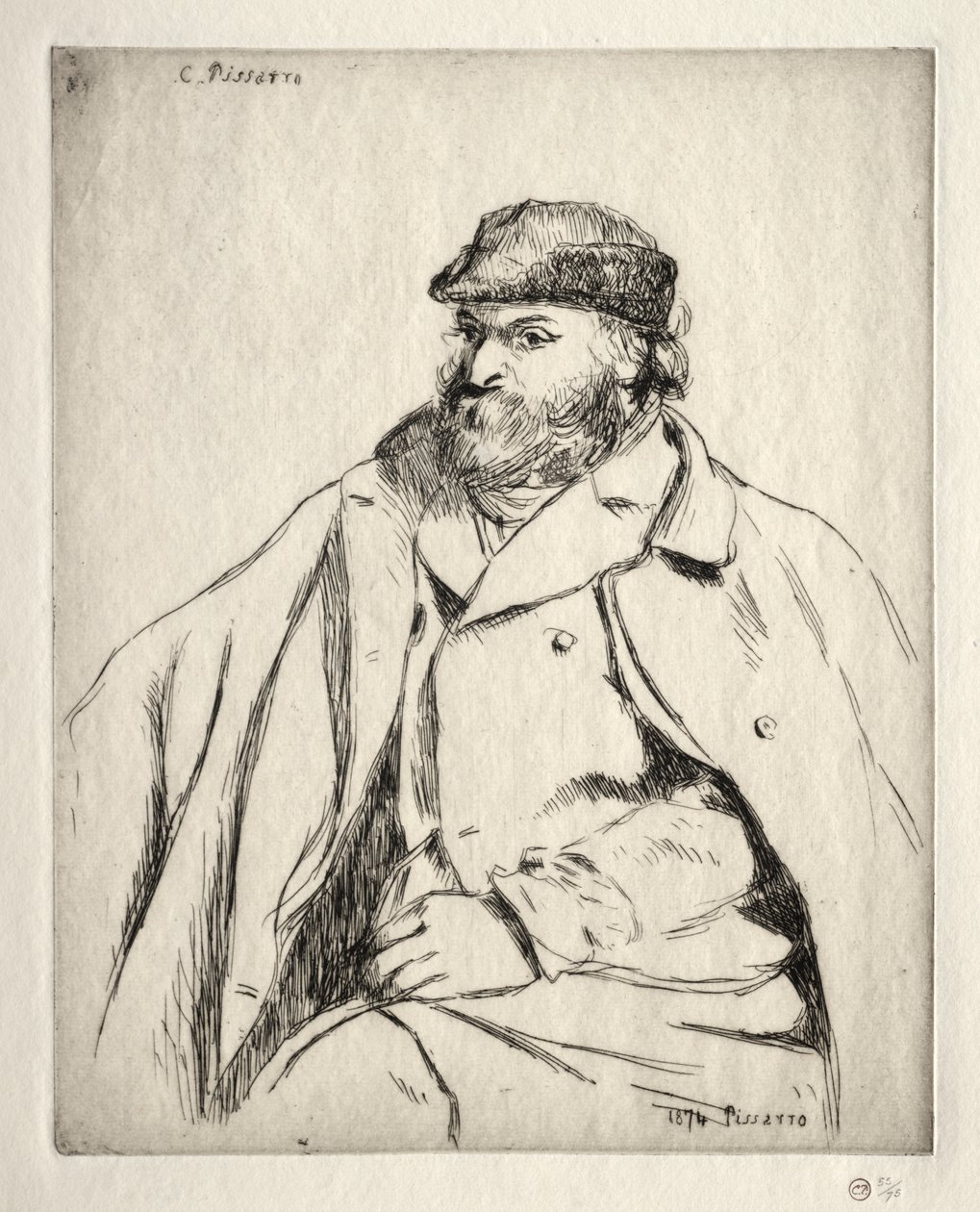 Paul Cézanne af Camille Pissarro