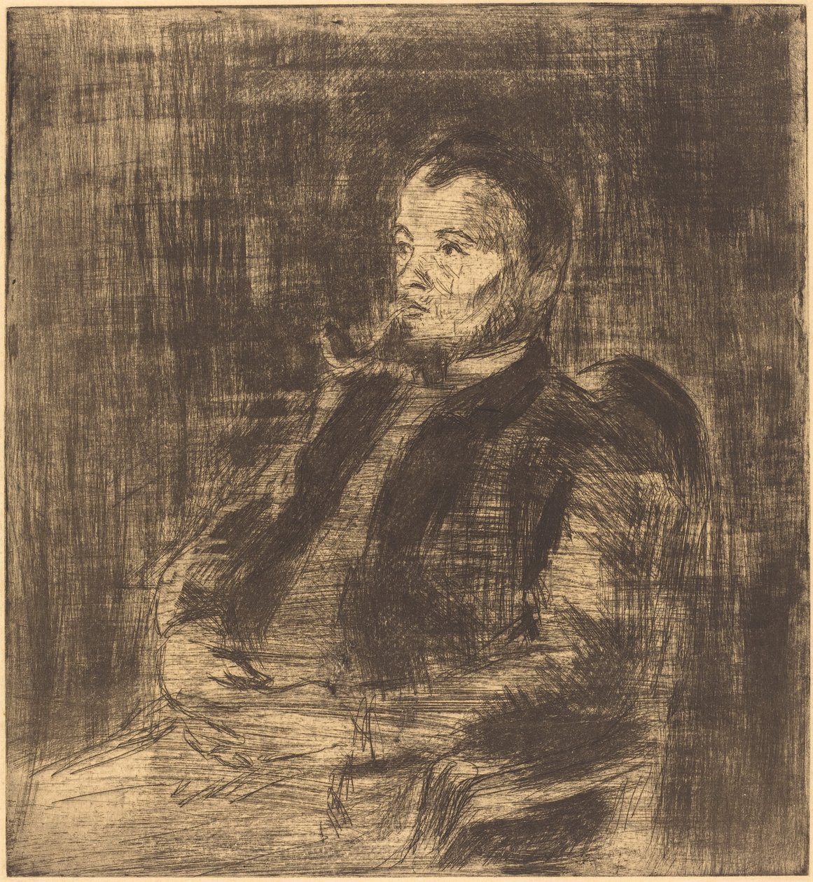 Paul Signac Portræt af Paul Signac, ca. 1890. af Camille Pissarro