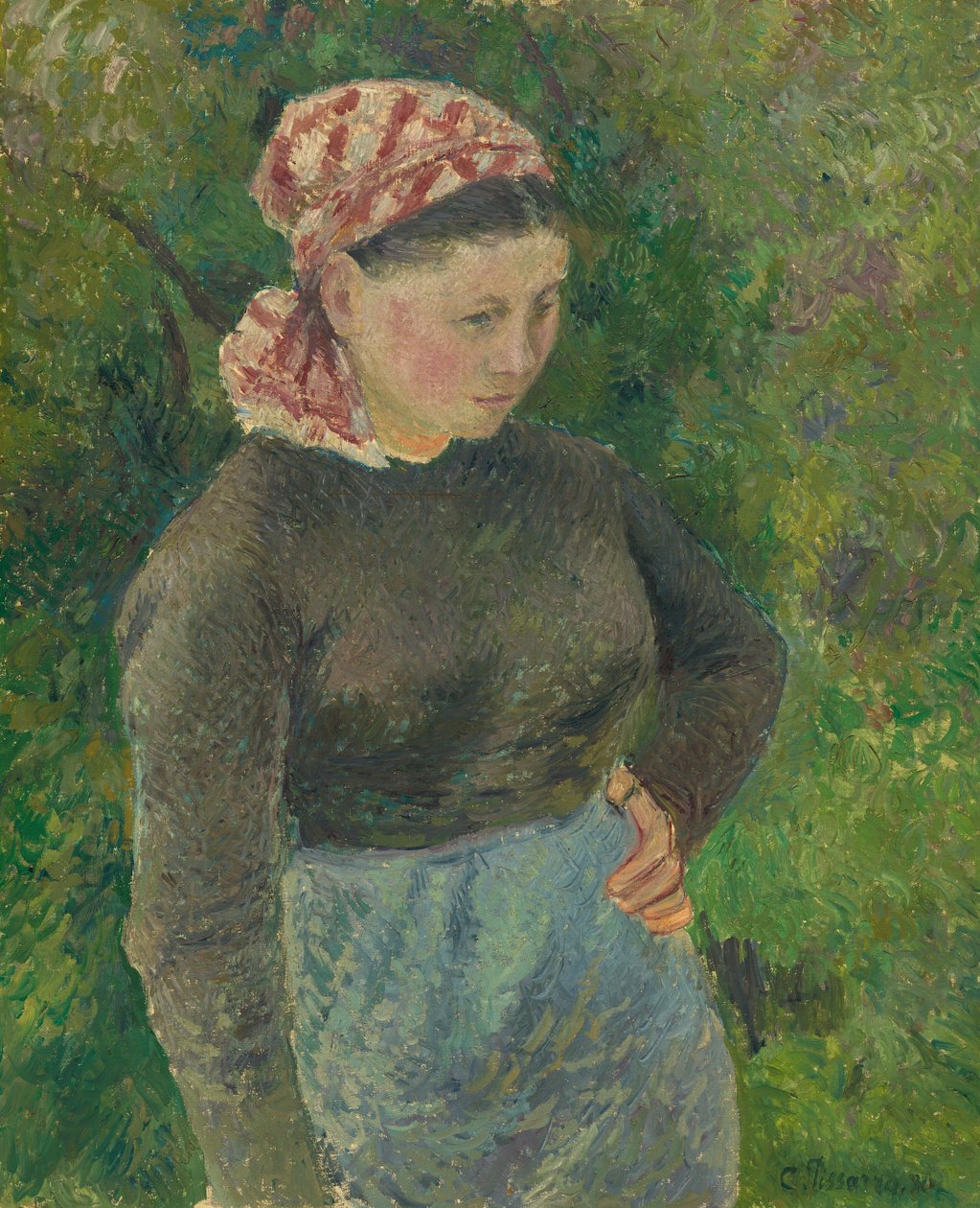 Bondekvinde af Camille Pissarro