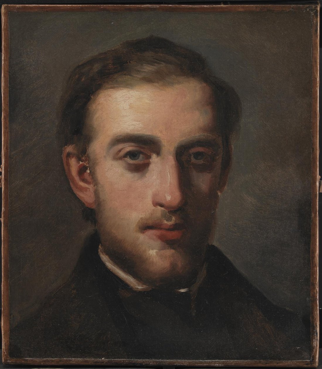 Portræt af maleren Fritz Melbye (1826-69) af Camille Pissarro