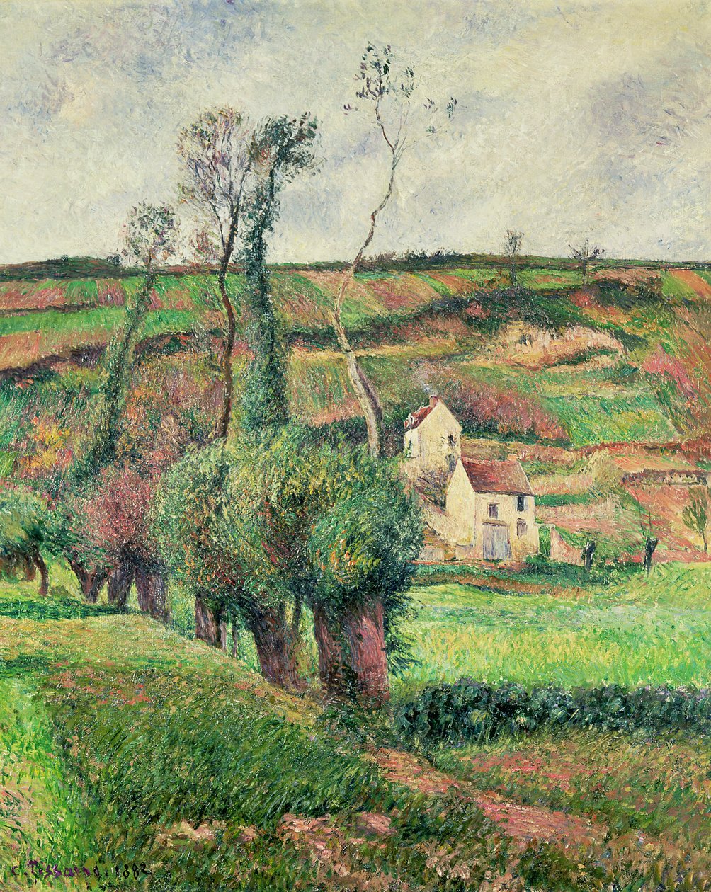 Kålskråningerne, Pontoise af Camille Jacob Pissarro