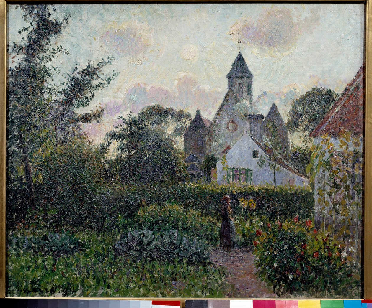 Knocke-kirken i Belgien Maleri af Camille Pissarro (1830-1903) 1894 søn. 0,54 x 0,65 m Paris, Musee d