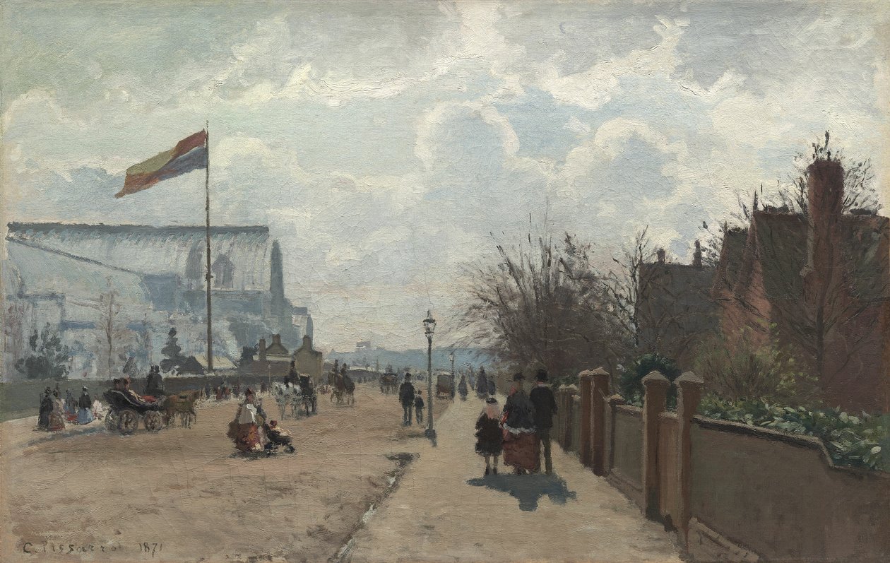 Krystalpaladset af Camille Pissarro