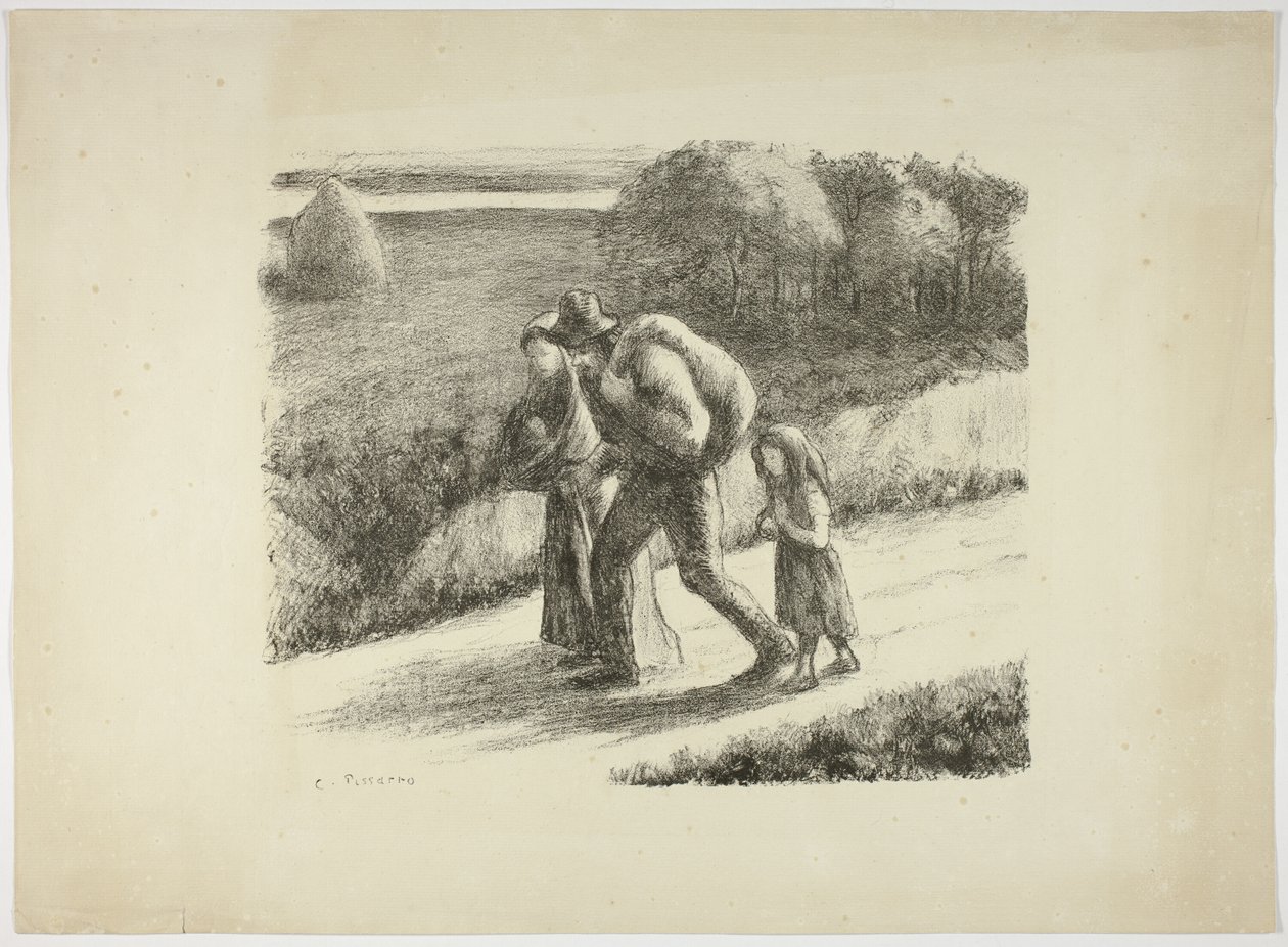 Vagabonderne af Camille Pissarro