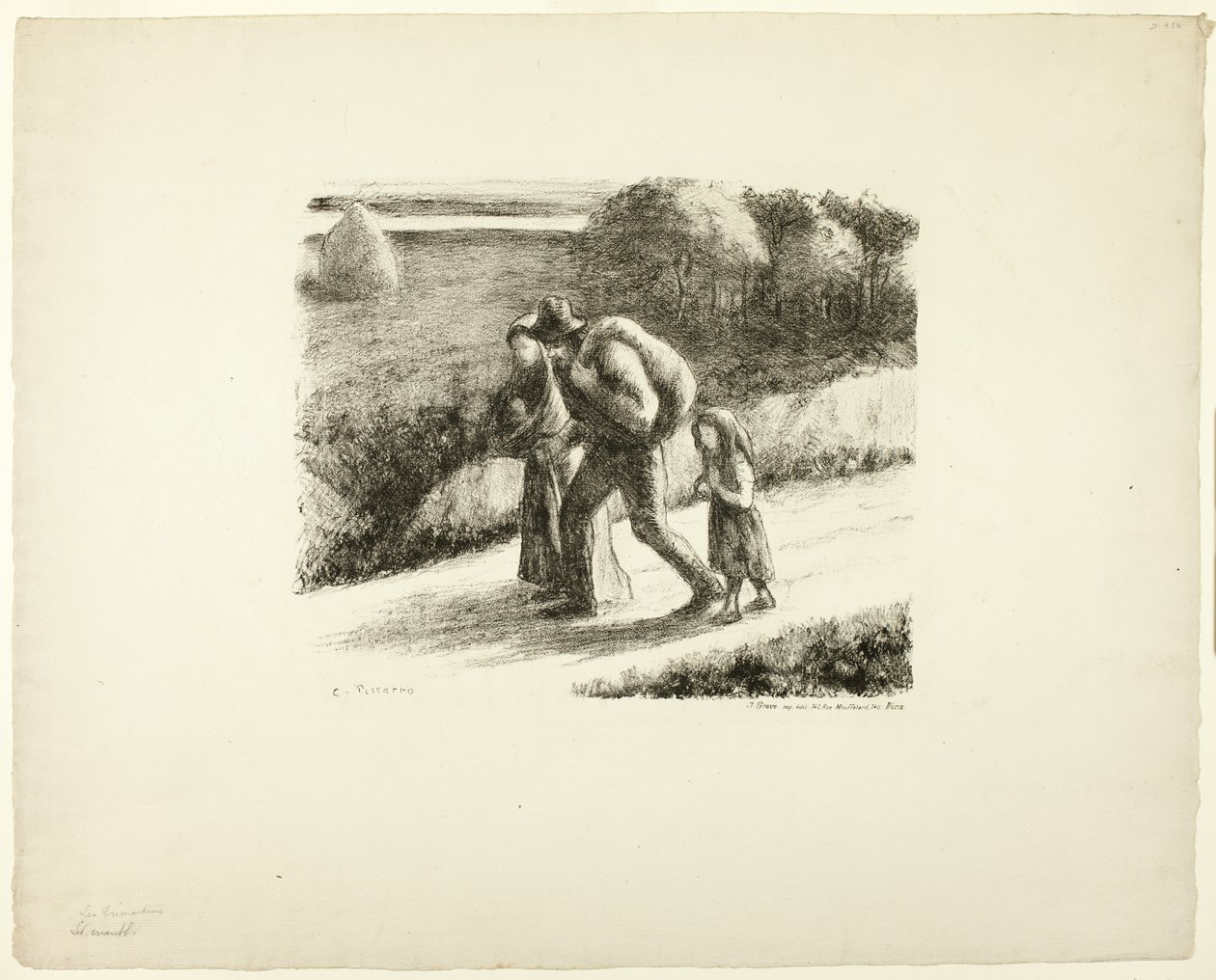Vagabonderne af Camille Pissarro