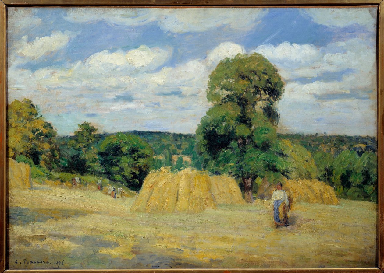 Høsten i Montfoucault i Mayenne Maleri af Camille Pissarro (1830-1903) 1876 Søn. 0,65x0,92 m Paris, musee d