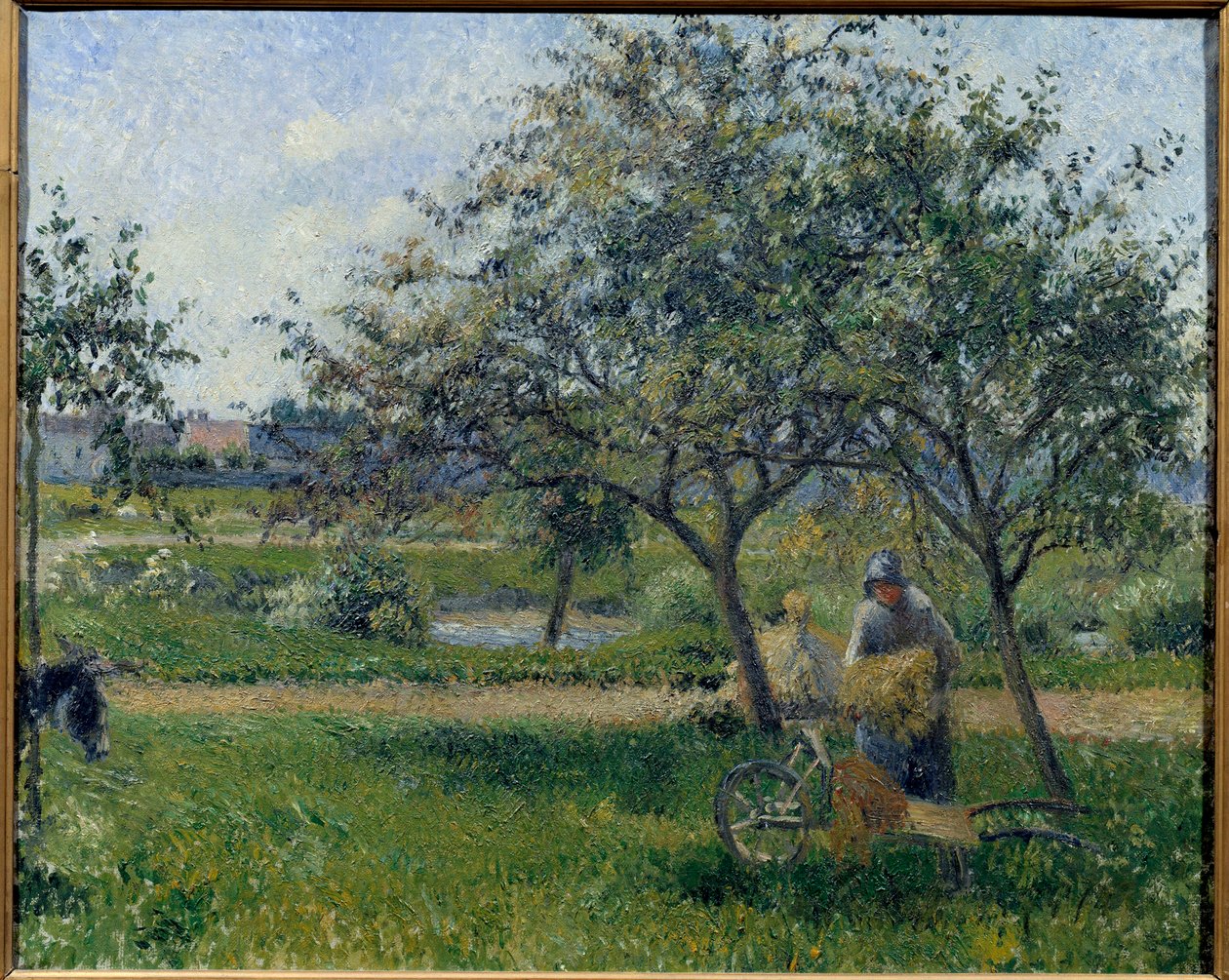 Trillebøren, frugthave Maleri af Camille Pissarro (1830-1903) ca. 1881. Søn. 0,54x0,65 m Paris, Musee d