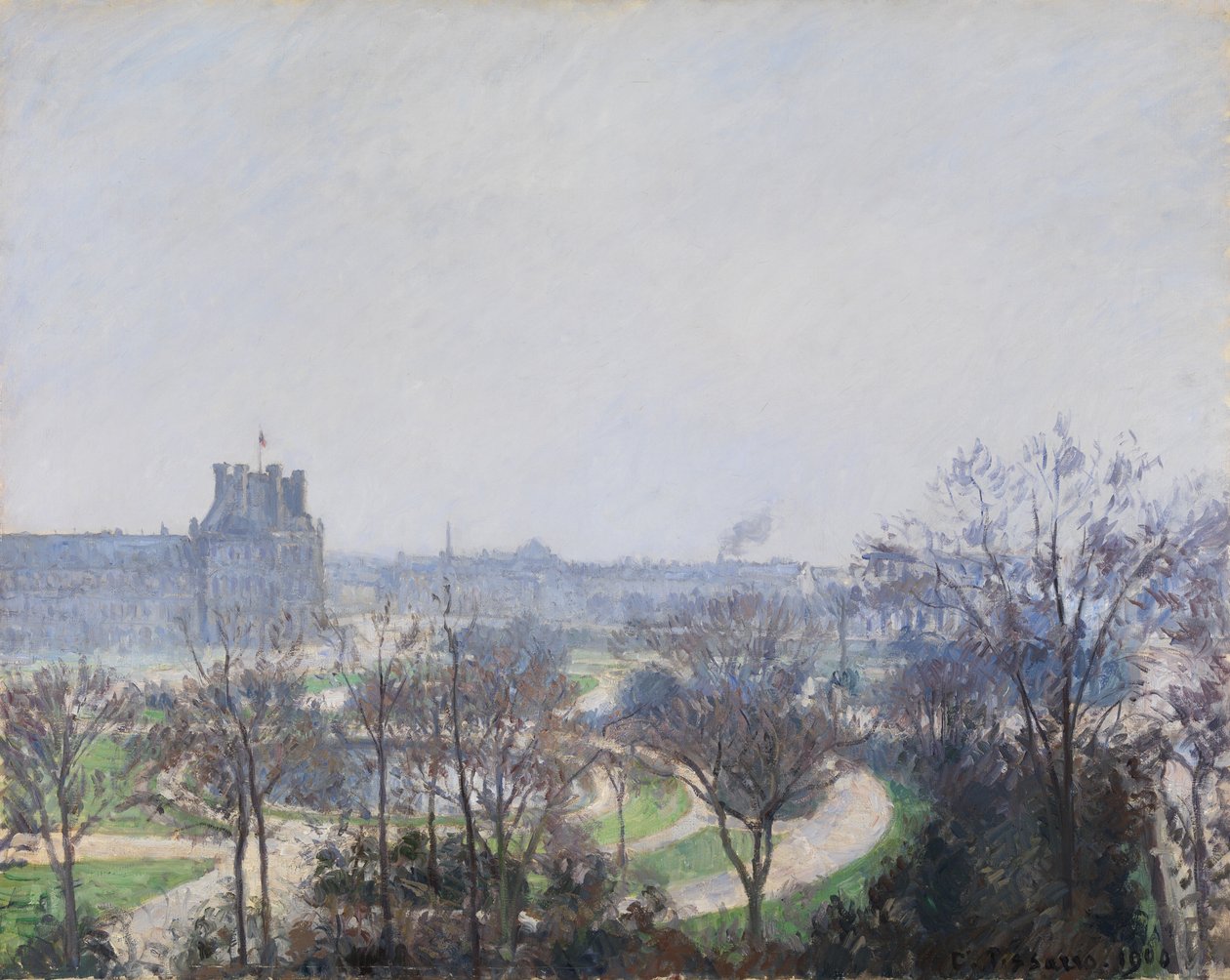 Tuileries haver af Camille Pissarro