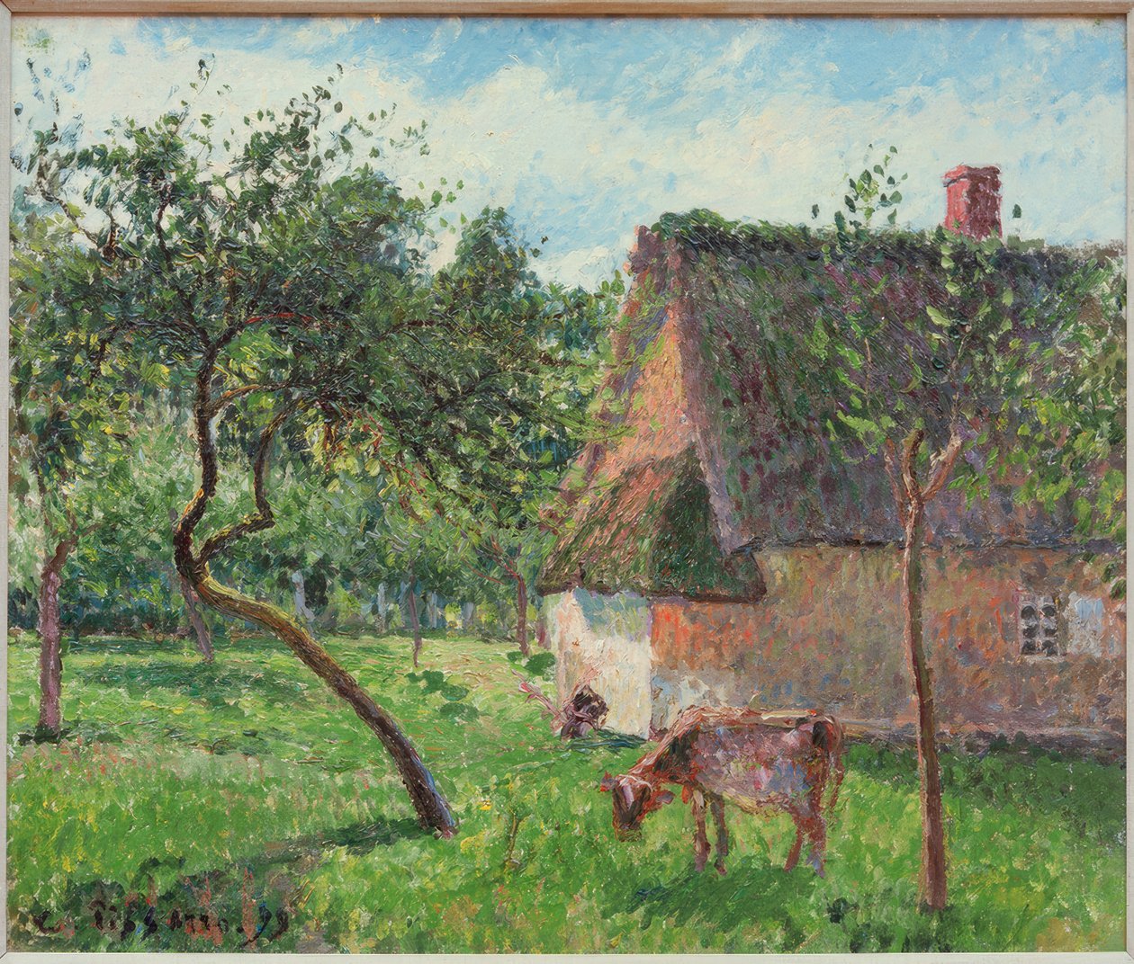 A clos i Varengeville af Camille Pissarro