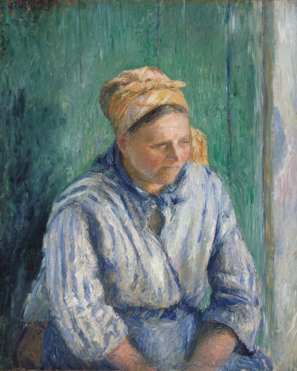Vaskekone, Studie af Camille Jacob Pissarro