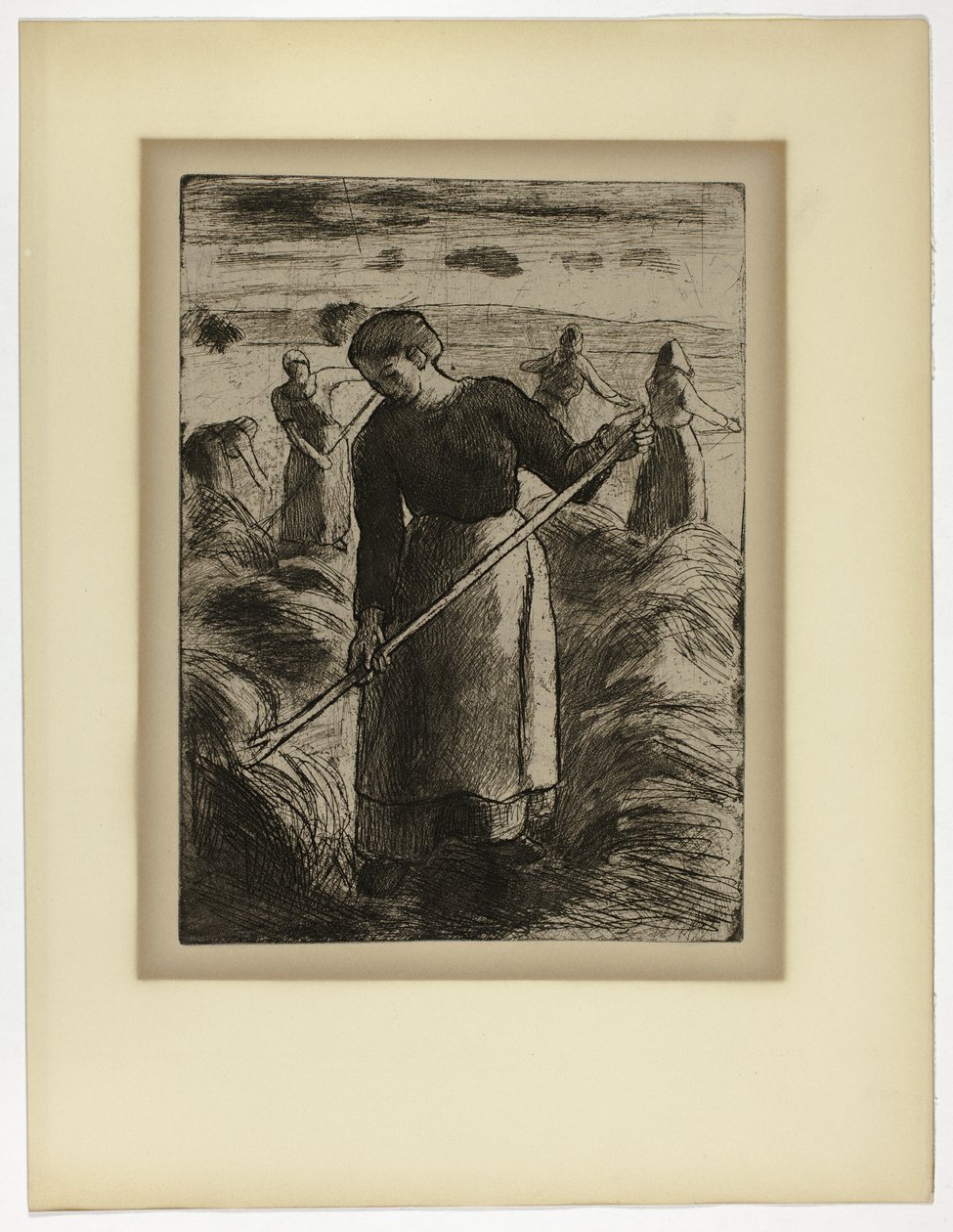 Kvinde Hømager hos Éragny af Camille Pissarro