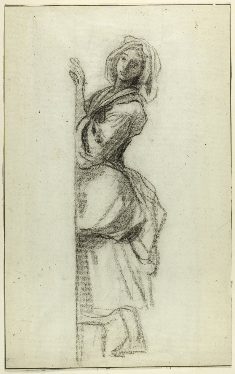 Studie af en bondepige af Camille Roqueplan