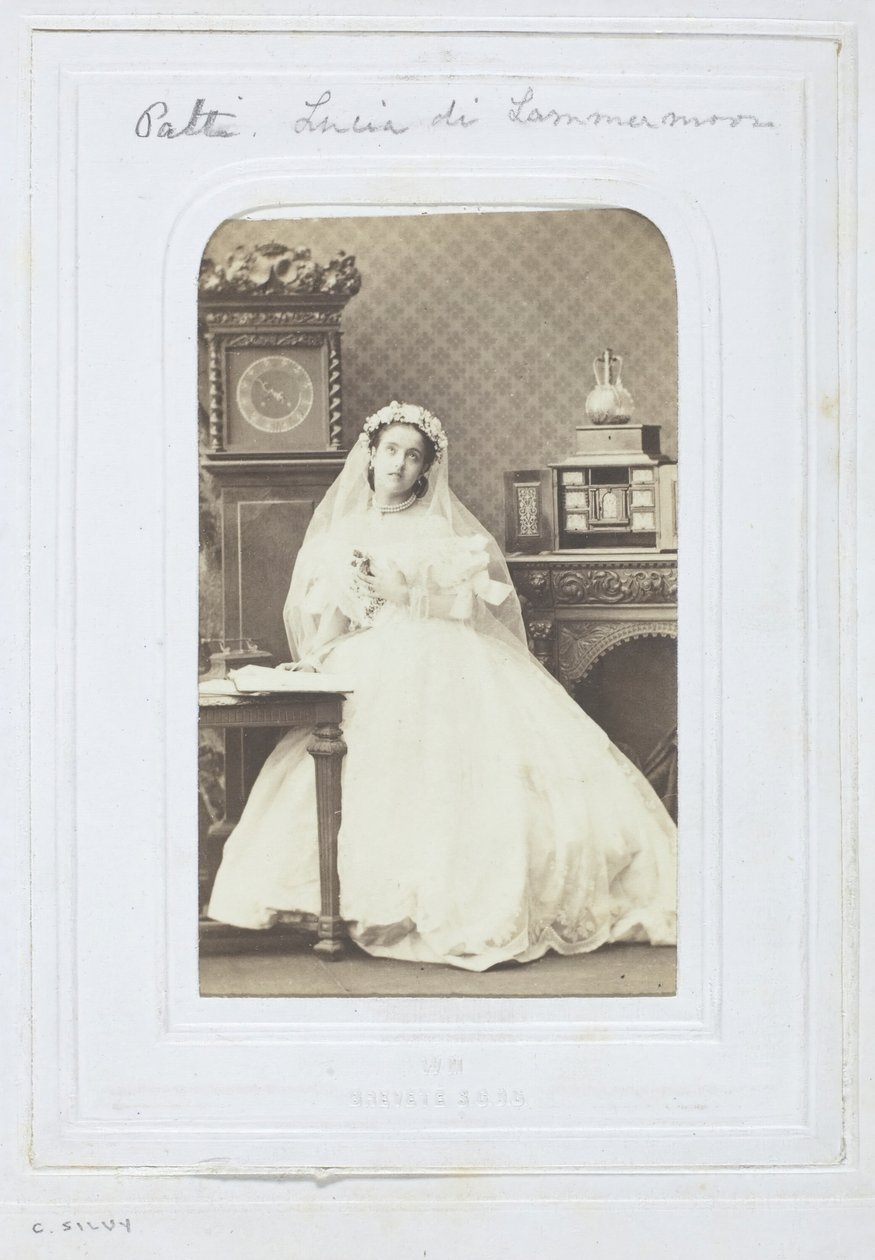 Adelina Patti, 1860-69. af Camille Silvy