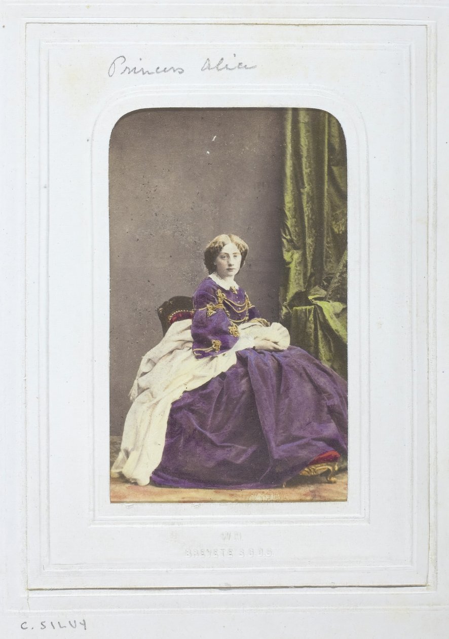Prinsesse Alice, 1860-69. af Camille Silvy