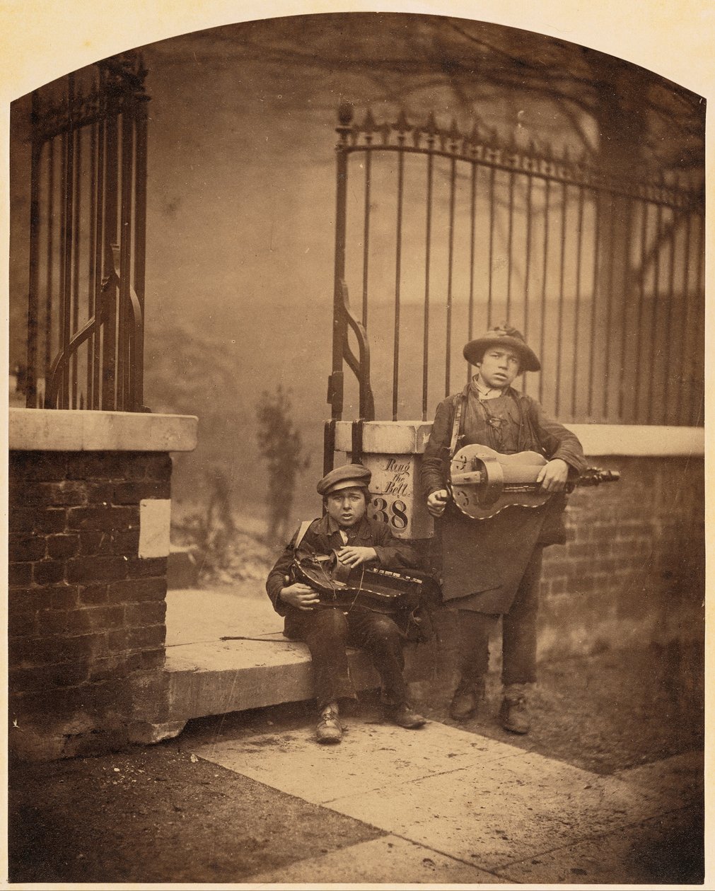 Gademusikanter af Camille Silvy