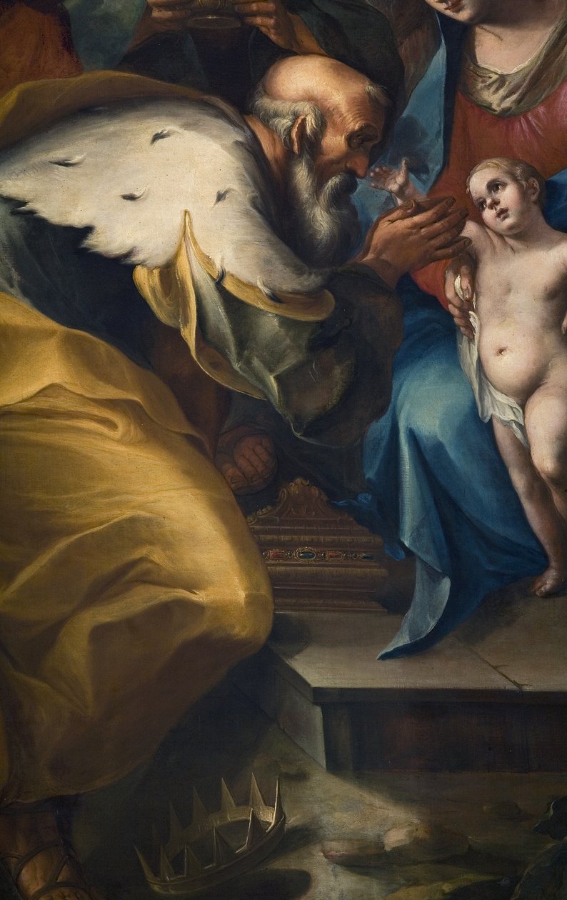 Tilbedelse af Magi, detalje af 3498488 af Camillo Procaccini
