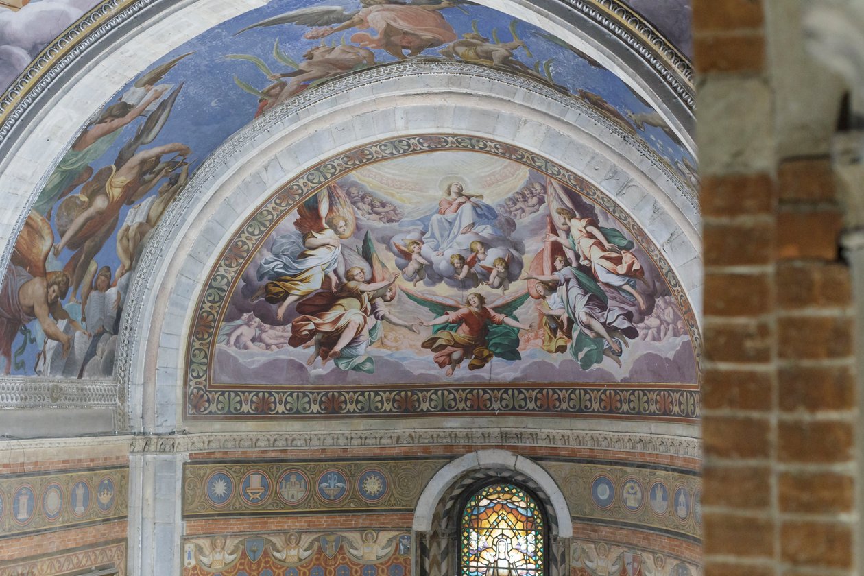 Freskecyklus dedikeret til Jomfru Maria, detalje af Camillo Procaccini