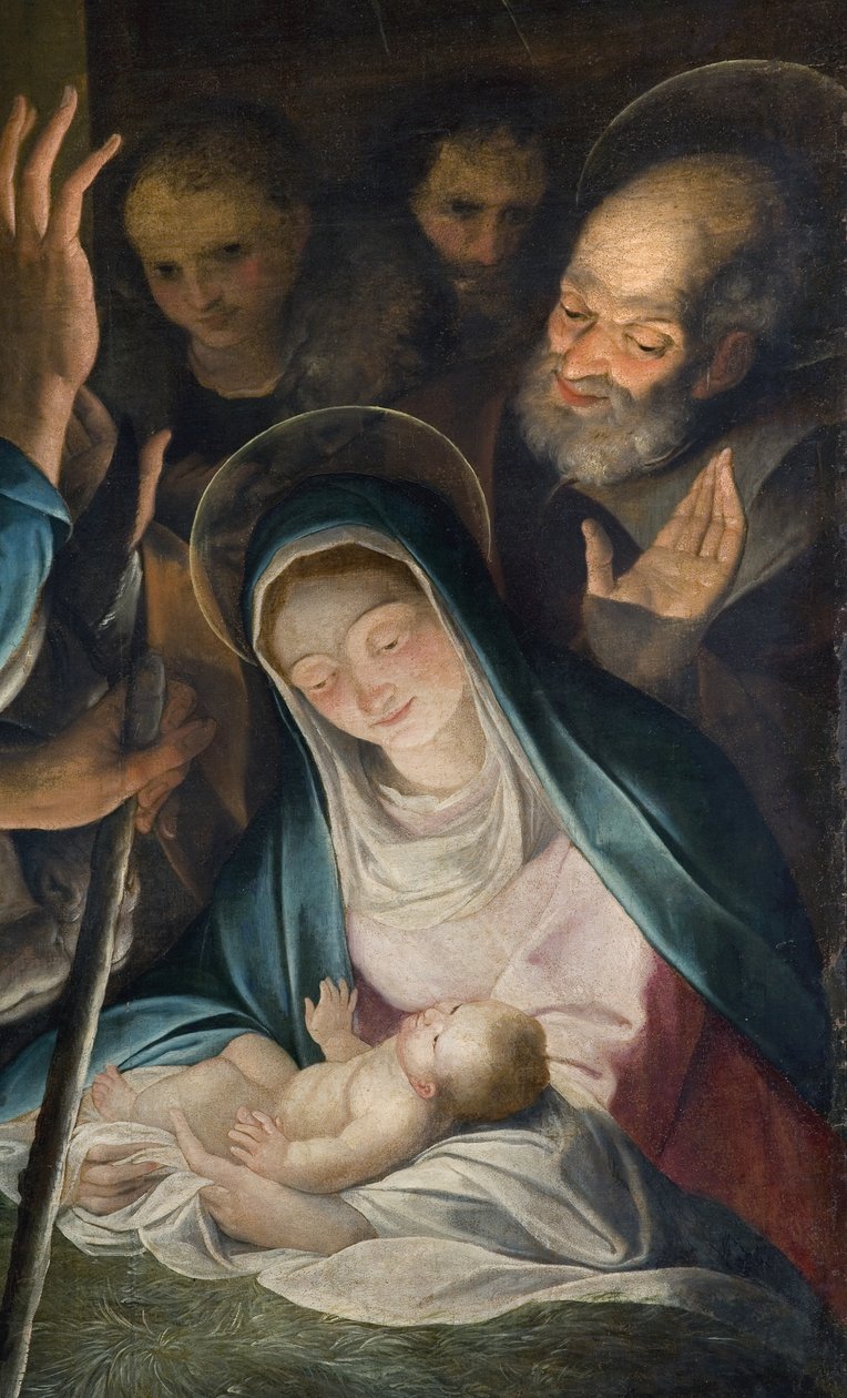 Fødsel, detalje på 3498491 af Camillo Procaccini