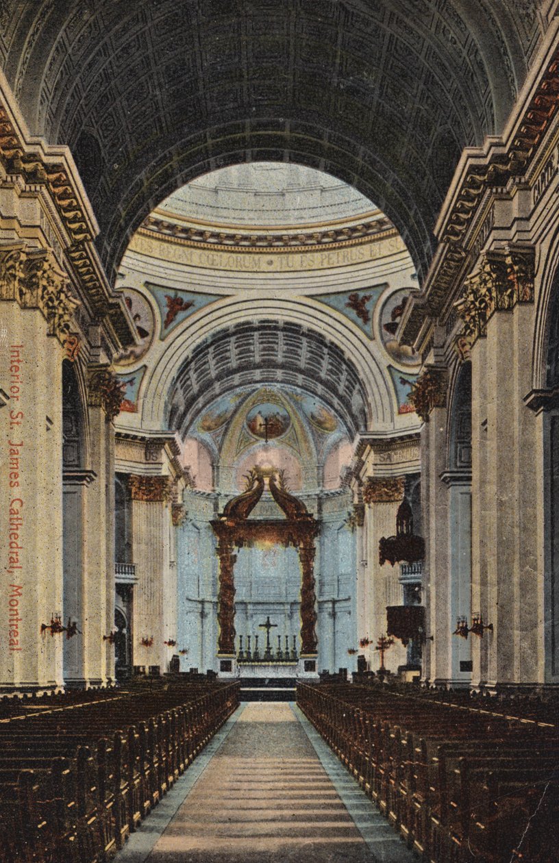 Interiør, St James-katedralen, Montreal, Canada (foto) af Canadian Photographer