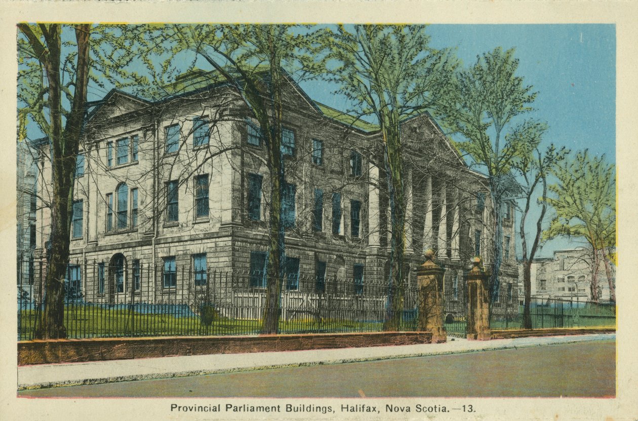 Provinsparlamentets bygninger, Halifax, Nova Scotia (farvefoto) af Canadian Photographer