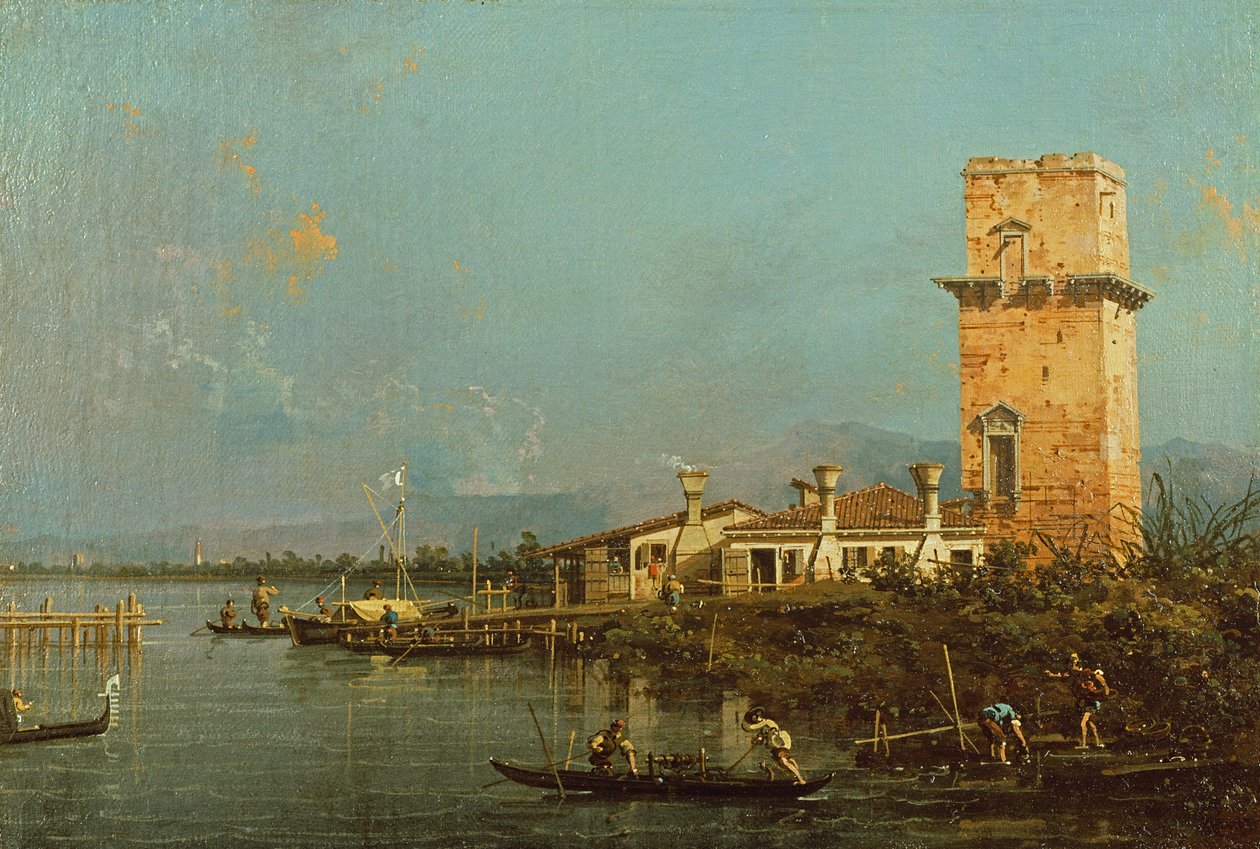 Tårnet af Malghera af Giovanni Antonio Canal