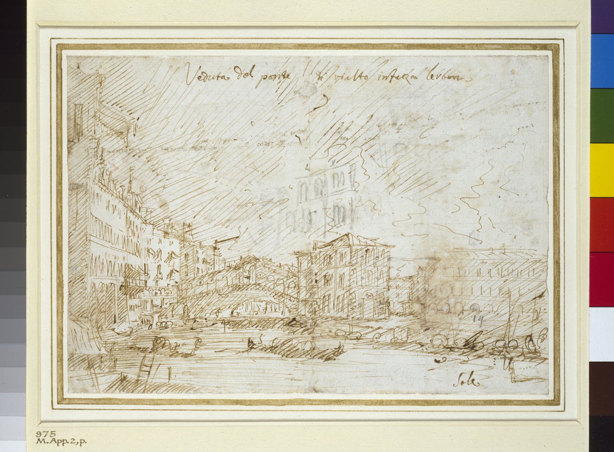 Rialtobroen af Giovanni Antonio Canal