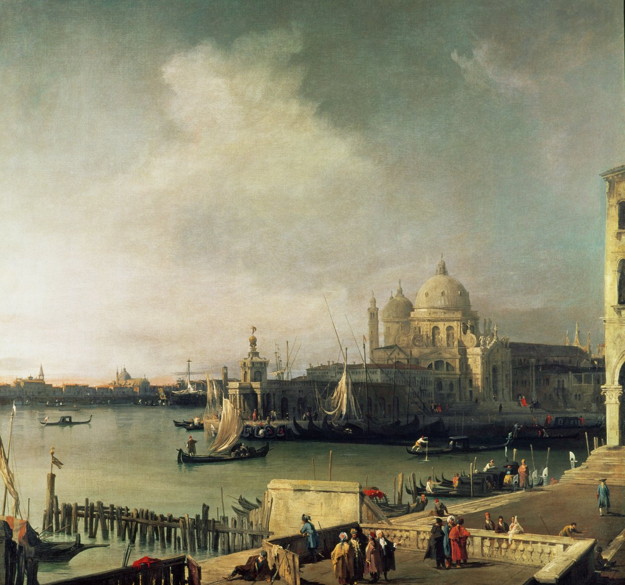 Udsigt over Venedig af Giovanni Antonio Canal
