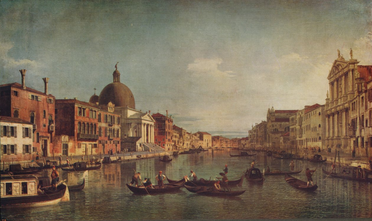 Udsigt over Canal Grande i Venedig, c1740, c1915 af Giovanni Antonio Canal