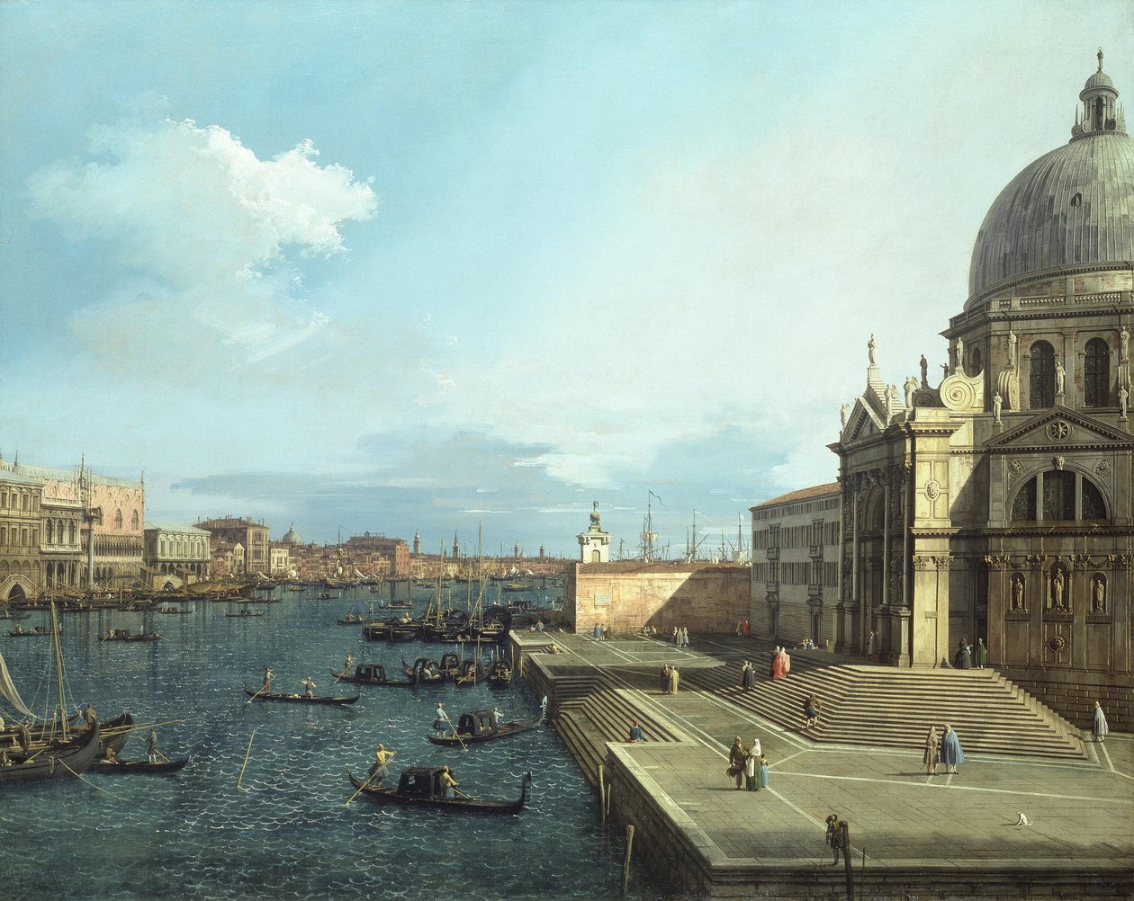 Canaletto - Santa Maria della Salute, 1738-42 af Canaletto
