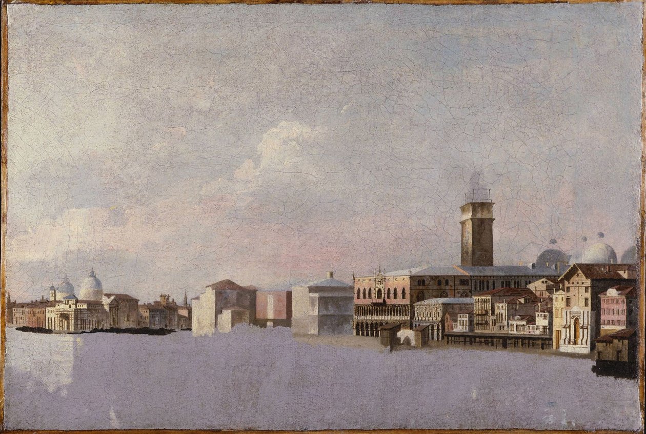 Indgangen til Canal Grande, Venedig af Canaletto