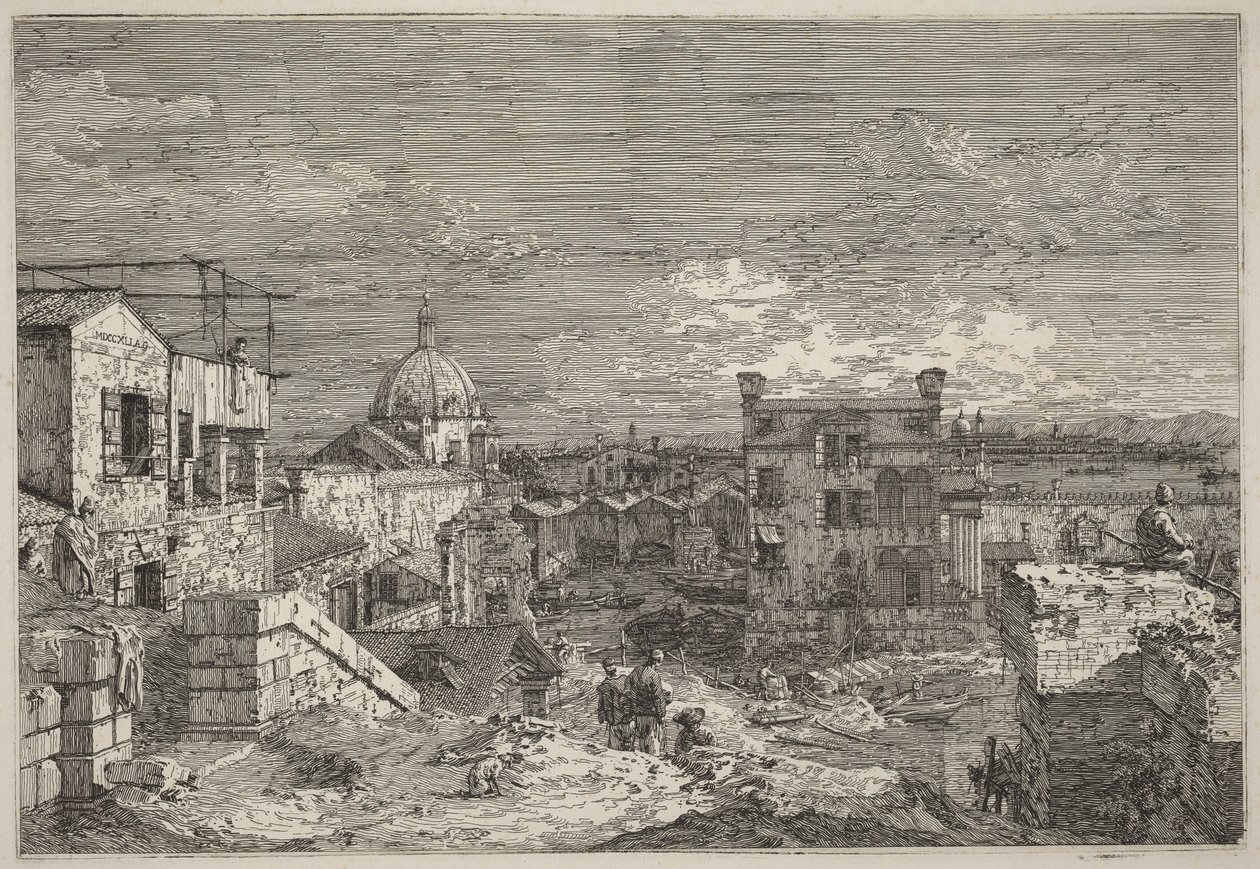 Et fantasibillede af Venedig af Canaletto