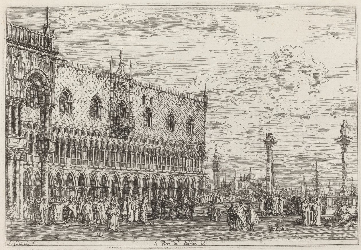 Piera på siden. V., c. 17351746. af Canaletto
