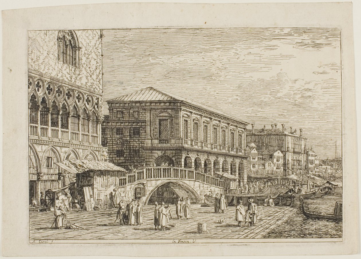 le Preson. V., fra Vedute af Canaletto
