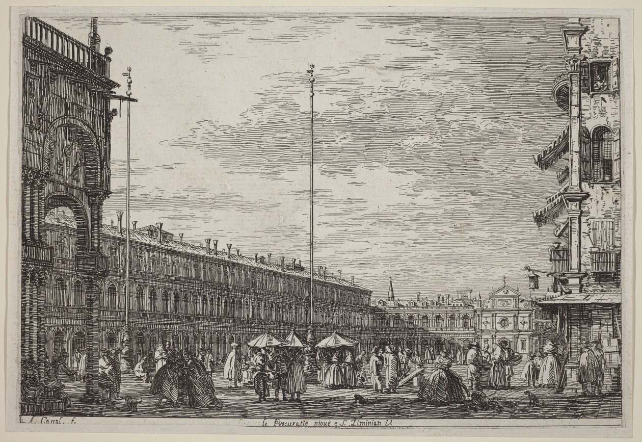 De nye Procuratie og S. Ziminian V. af Canaletto