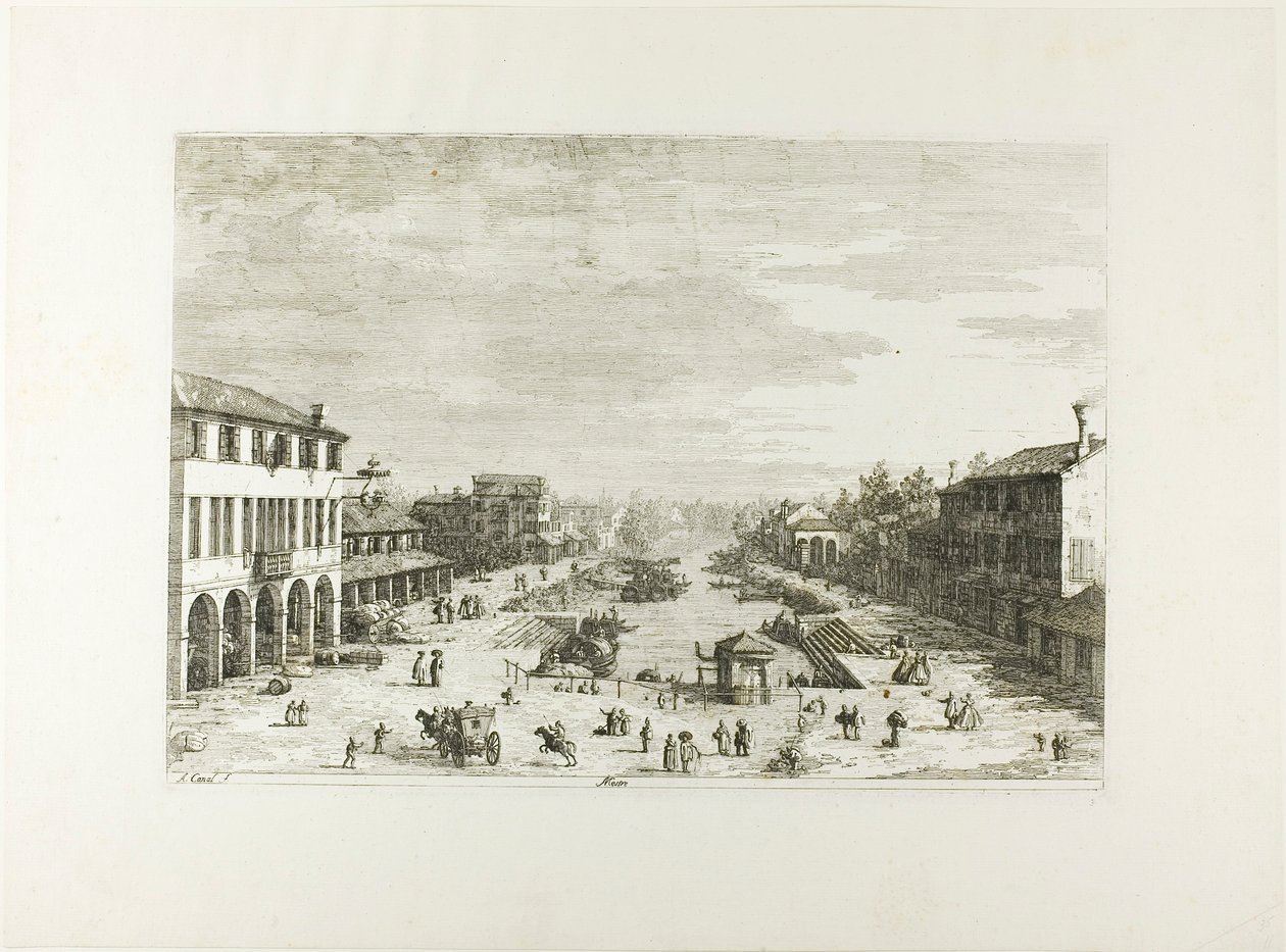 Mestre, fra Vedute af Canaletto