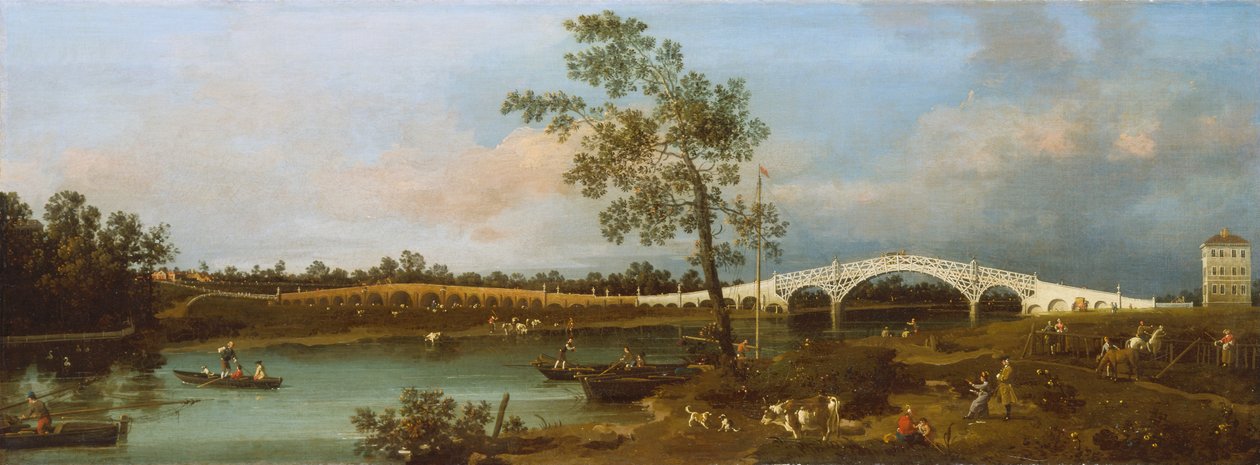 Den gamle Walton-bro af Canaletto