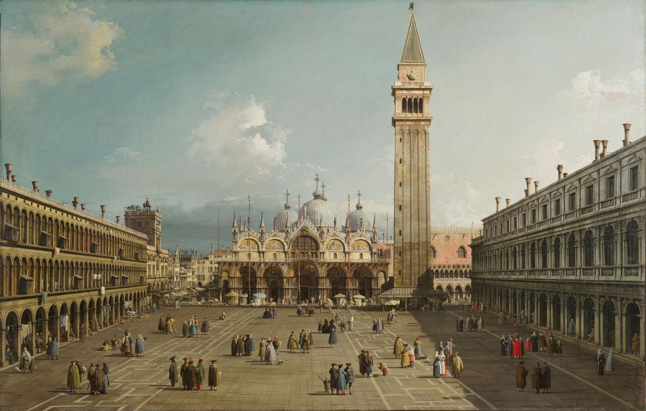 Markuspladsen af Canaletto