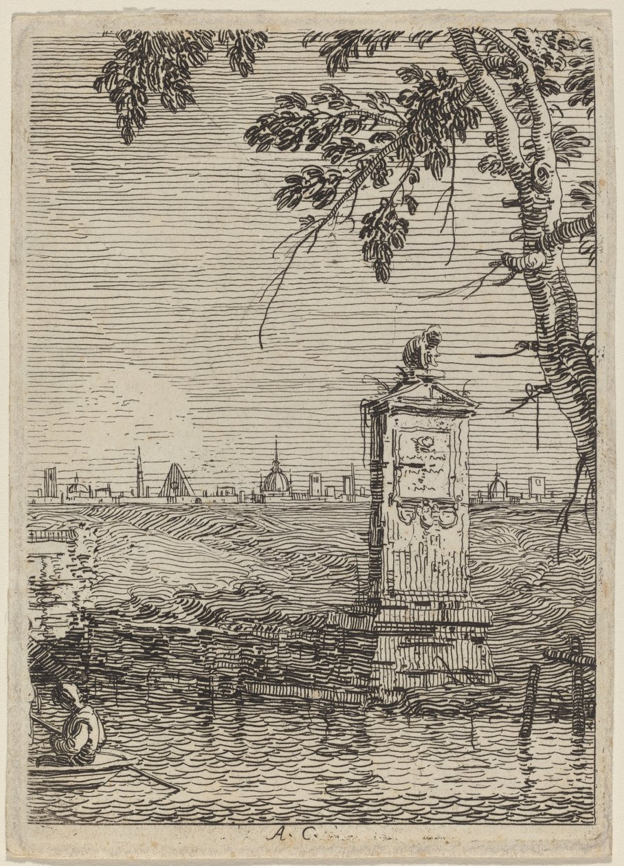 Det lille monument af Canaletto