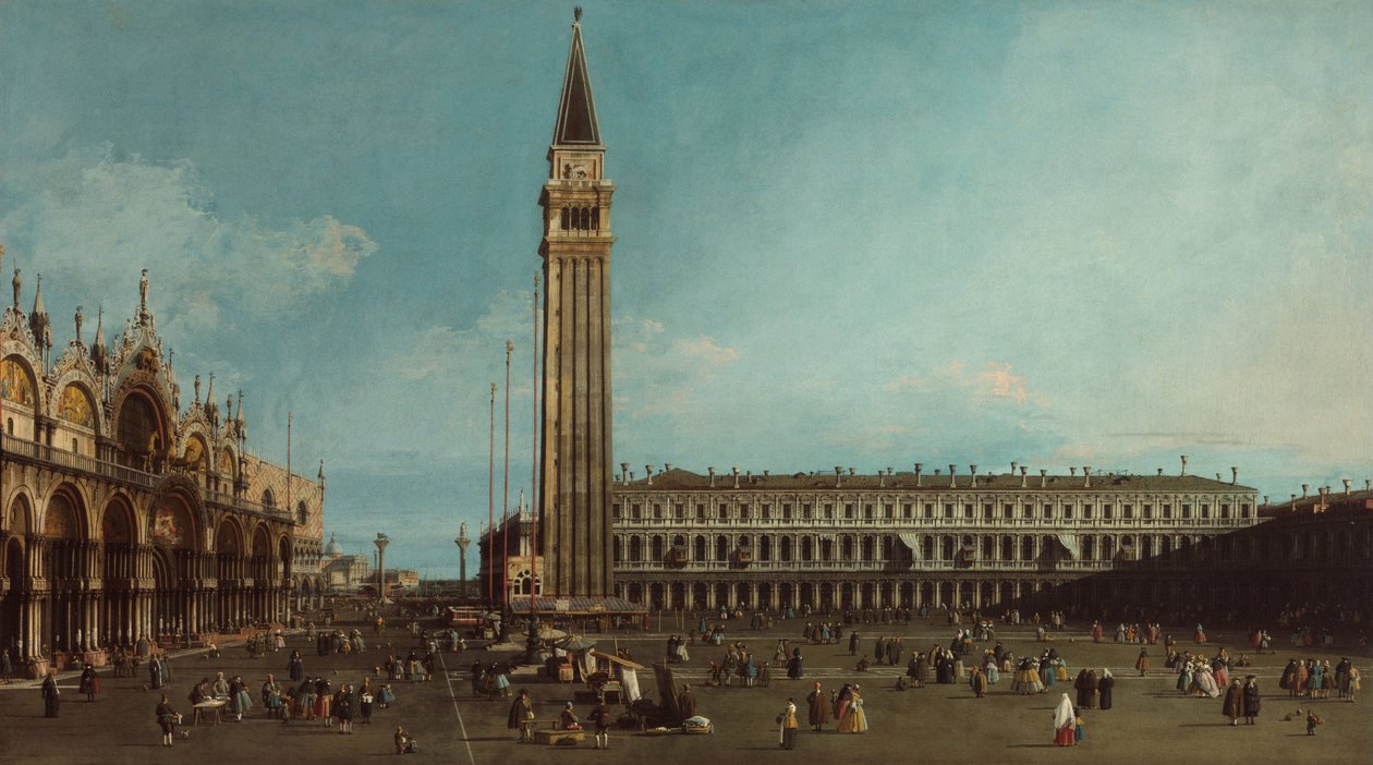 Markuspladsen, Venedig af Canaletto
