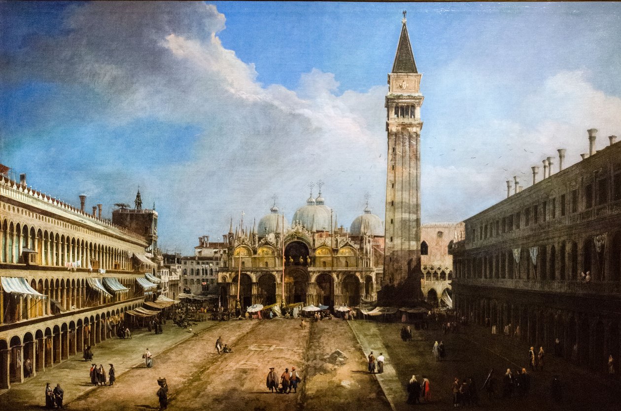 Markuspladsen i Venedig af Canaletto