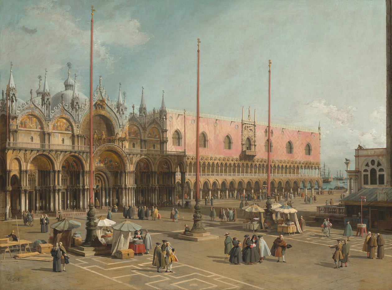 Markuspladsen, Venedig af Canaletto