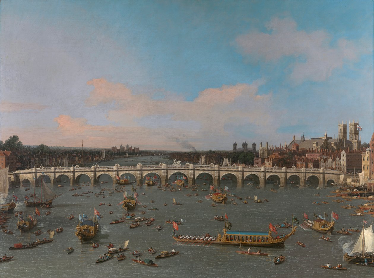 Westminster Bridge, med Lord Mayor