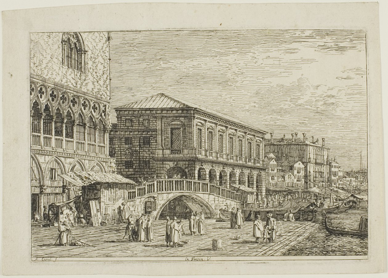 le Preson. V., fra Vedute af Canaletto