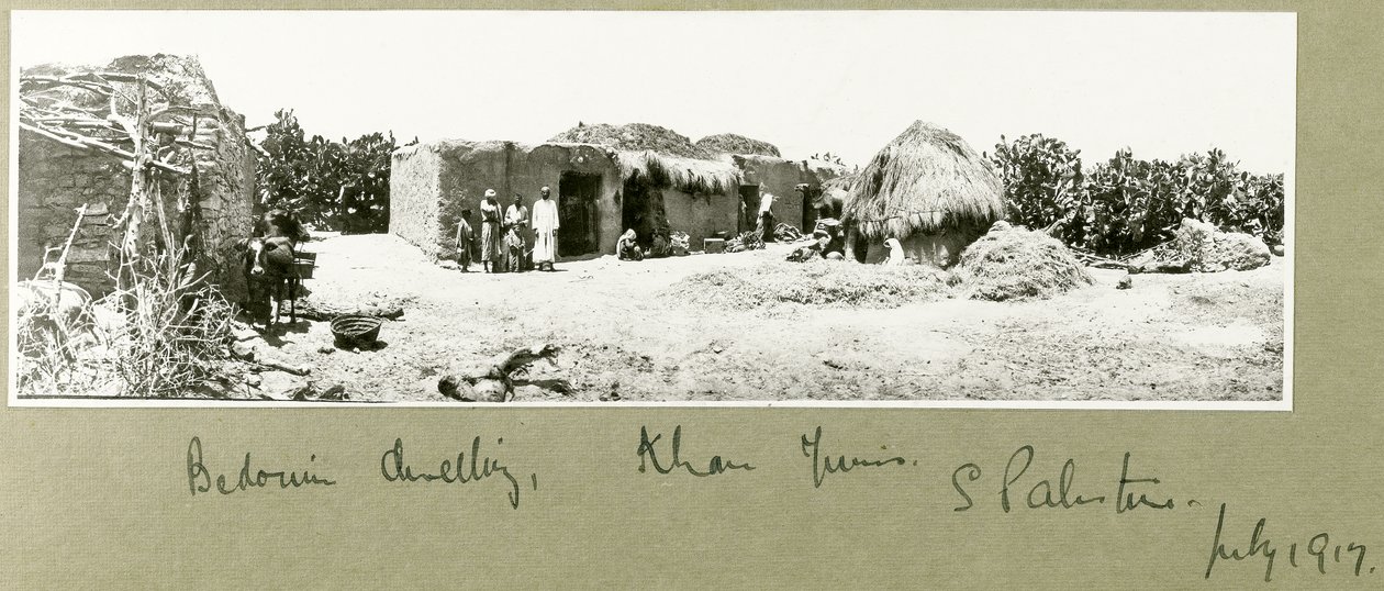 Beduinerbolig, Khan Yunis af Capt. Arthur Rhodes