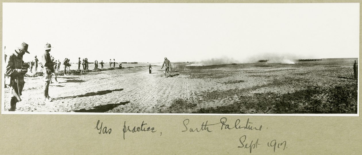 Gaspraksis, Sydpalæstina, september 1917 af Capt. Arthur Rhodes