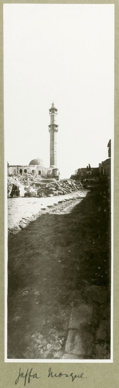 Jaffa-moskeen, 1917 af Capt. Arthur Rhodes