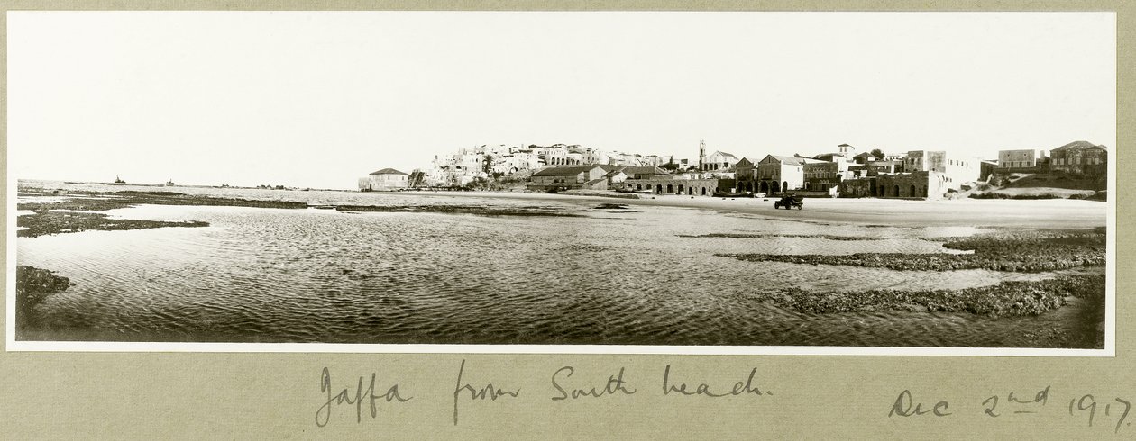 Jaffa fra South Beach, 2. december 1917 af Capt. Arthur Rhodes