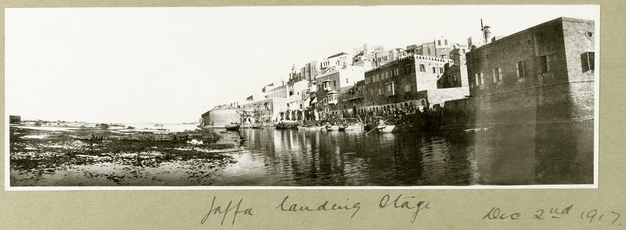 Jaffa landingsstadie, 2. december 1917 af Capt. Arthur Rhodes