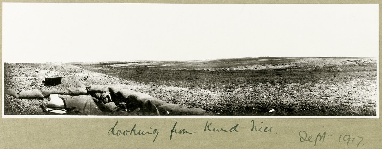 Ser fra Kurd Hill, september 1917 af Capt. Arthur Rhodes